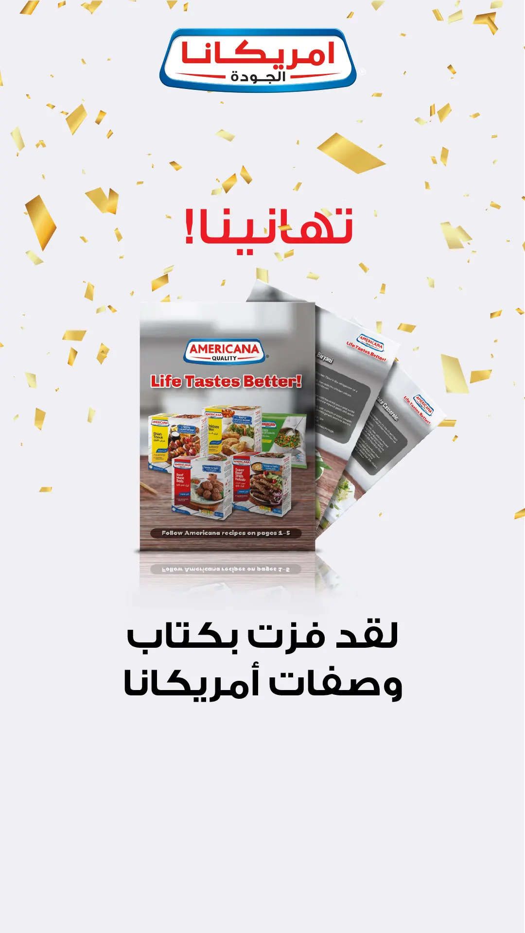 Americana Spin & Win New Air Fryer Range Campaign screen 5