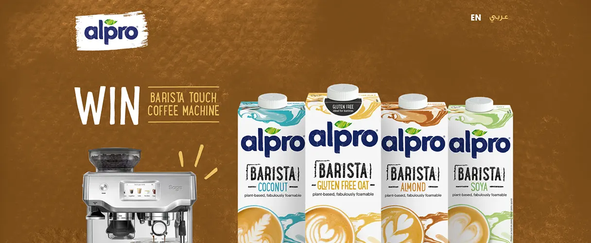 Alpro Win Barista Touch Coffee Machine – Scan & Enter Campaign