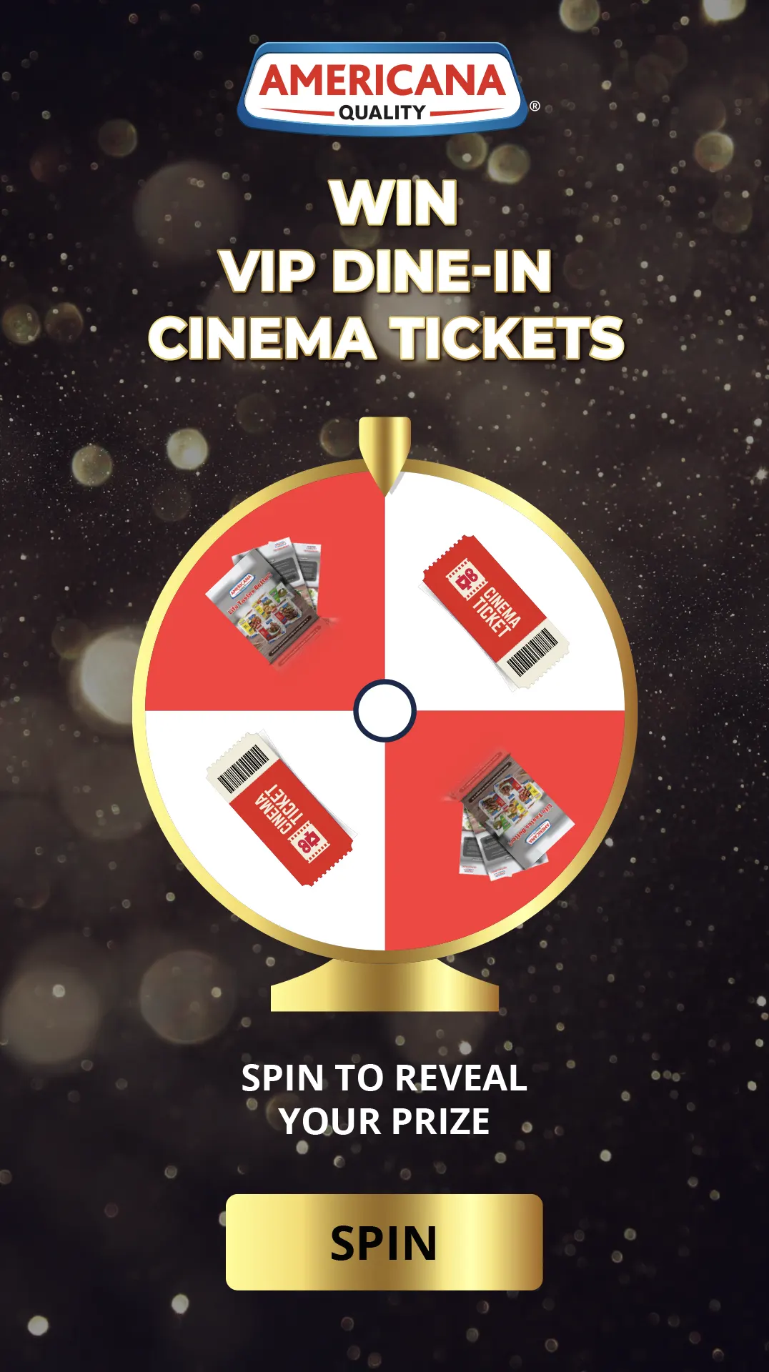 Americana Disha Patani Meet & Greet Scan & Win VIP Cinema Campaign screen 3