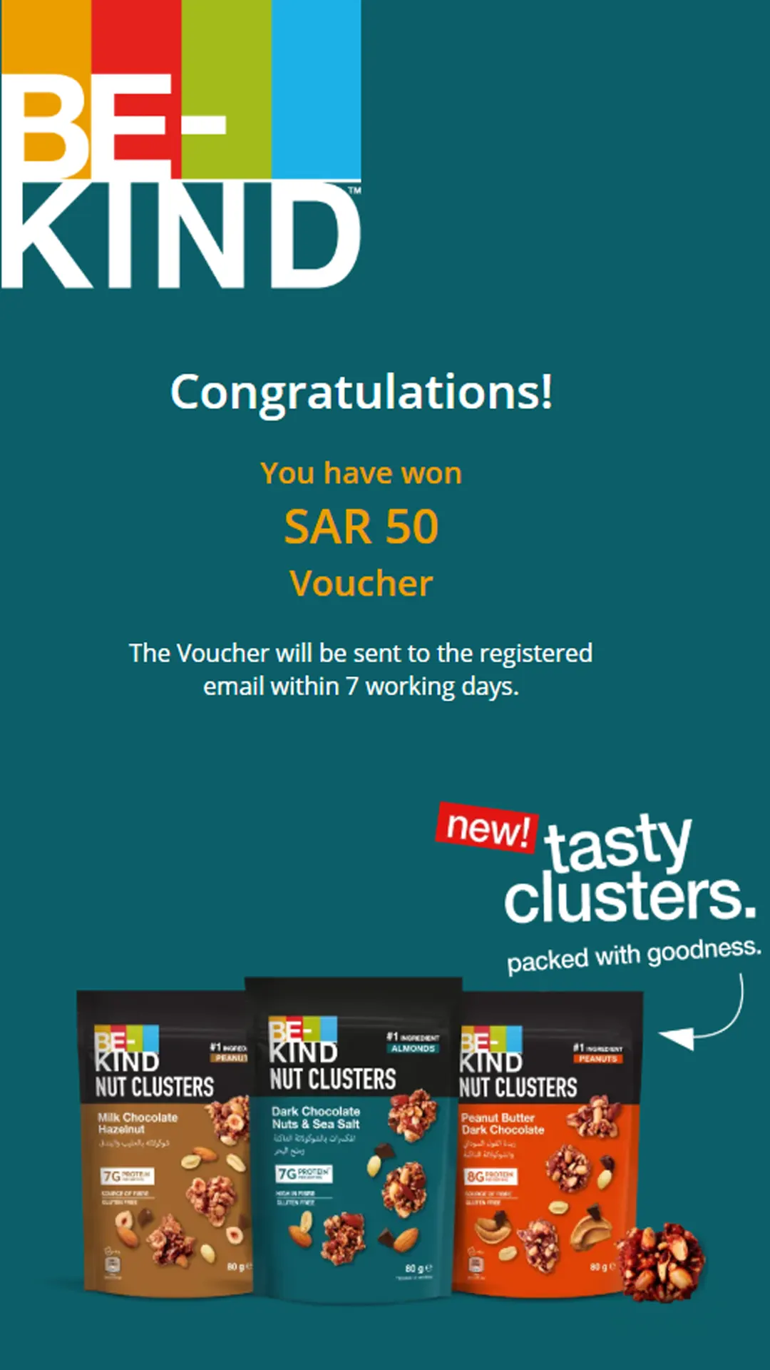 BEKIND Win Your Football Gear – Scan & Win Campaign screen 3