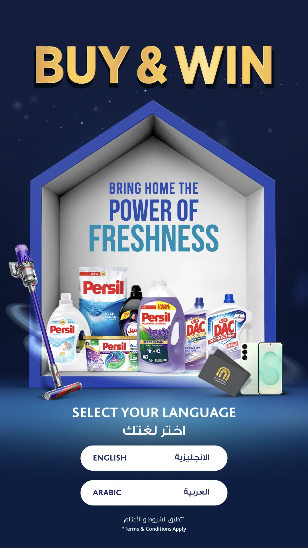 Henkel Home Fresh – Scan & Enter Campaign screen 1