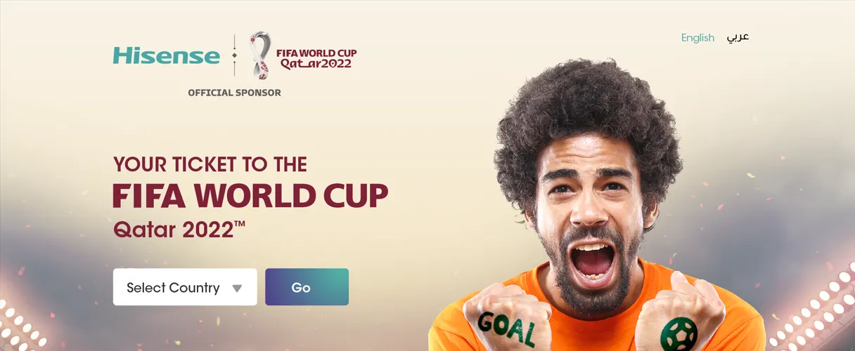 Hisense FIFA 2022 – Scan & Win Match Ticket Campaign