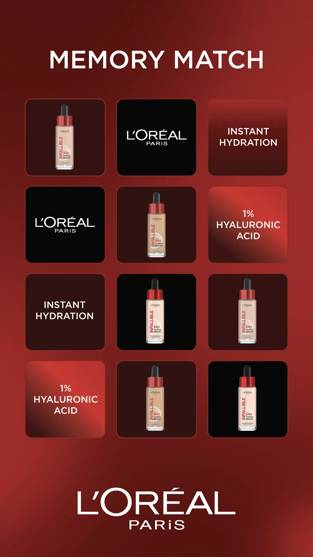 L’Oréal Paris UAE – Memory Game Promotional Campaign screen 2