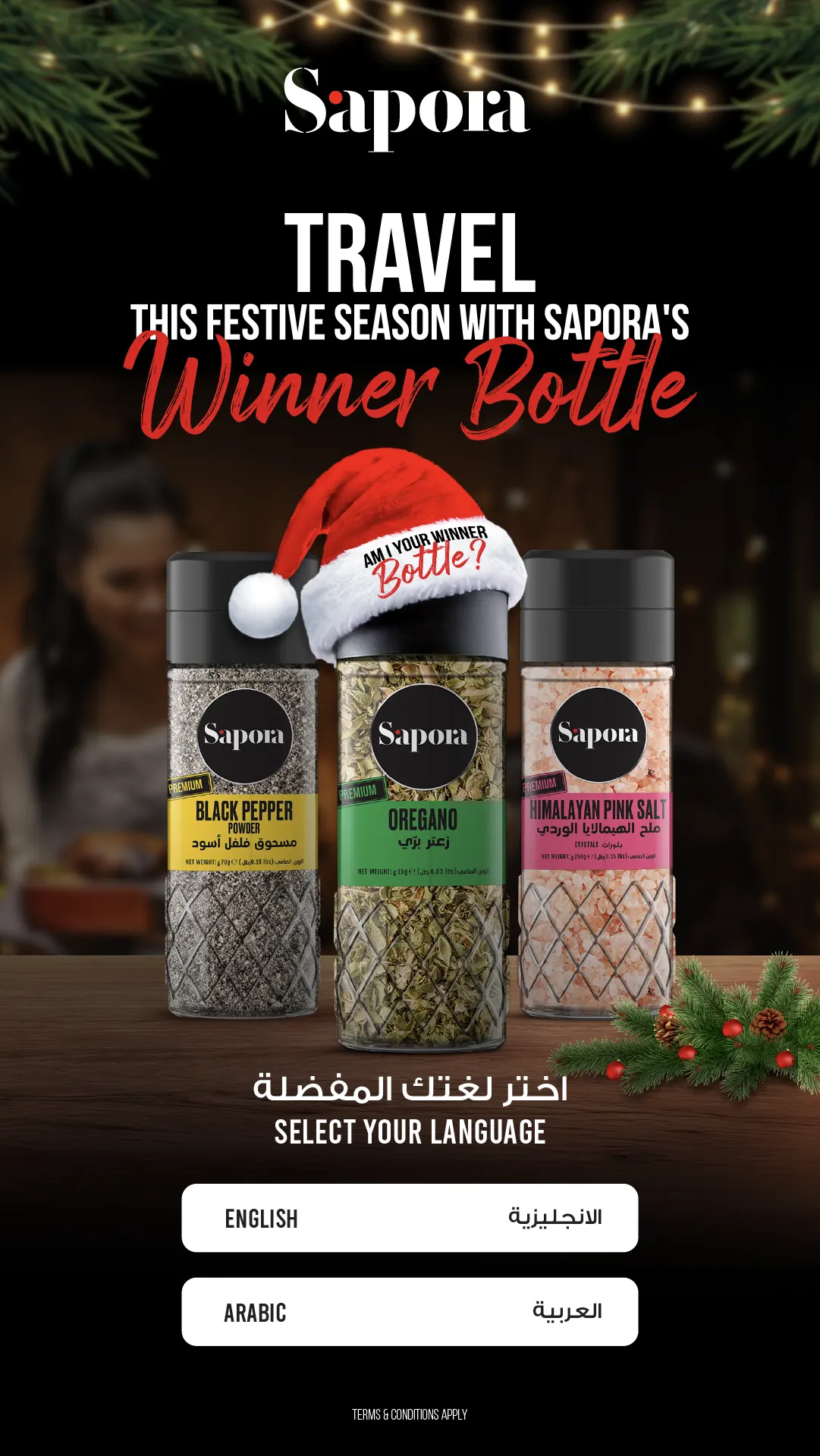 Sapora Christmas Campaign – Travel This Festive Season screen 1