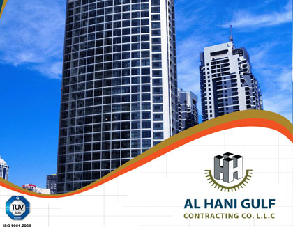 brochure design for al hani gulf