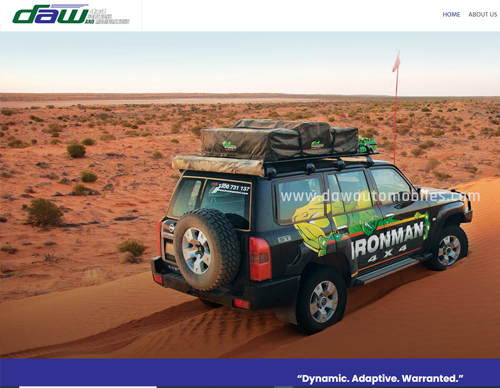 Website design for Ironman 4WD Offroad Center