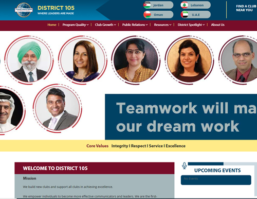 District 105 Toastmasters