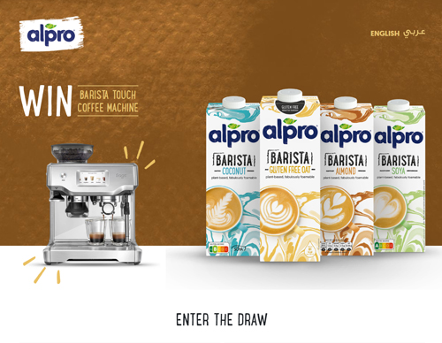 Microwebsite for alpro